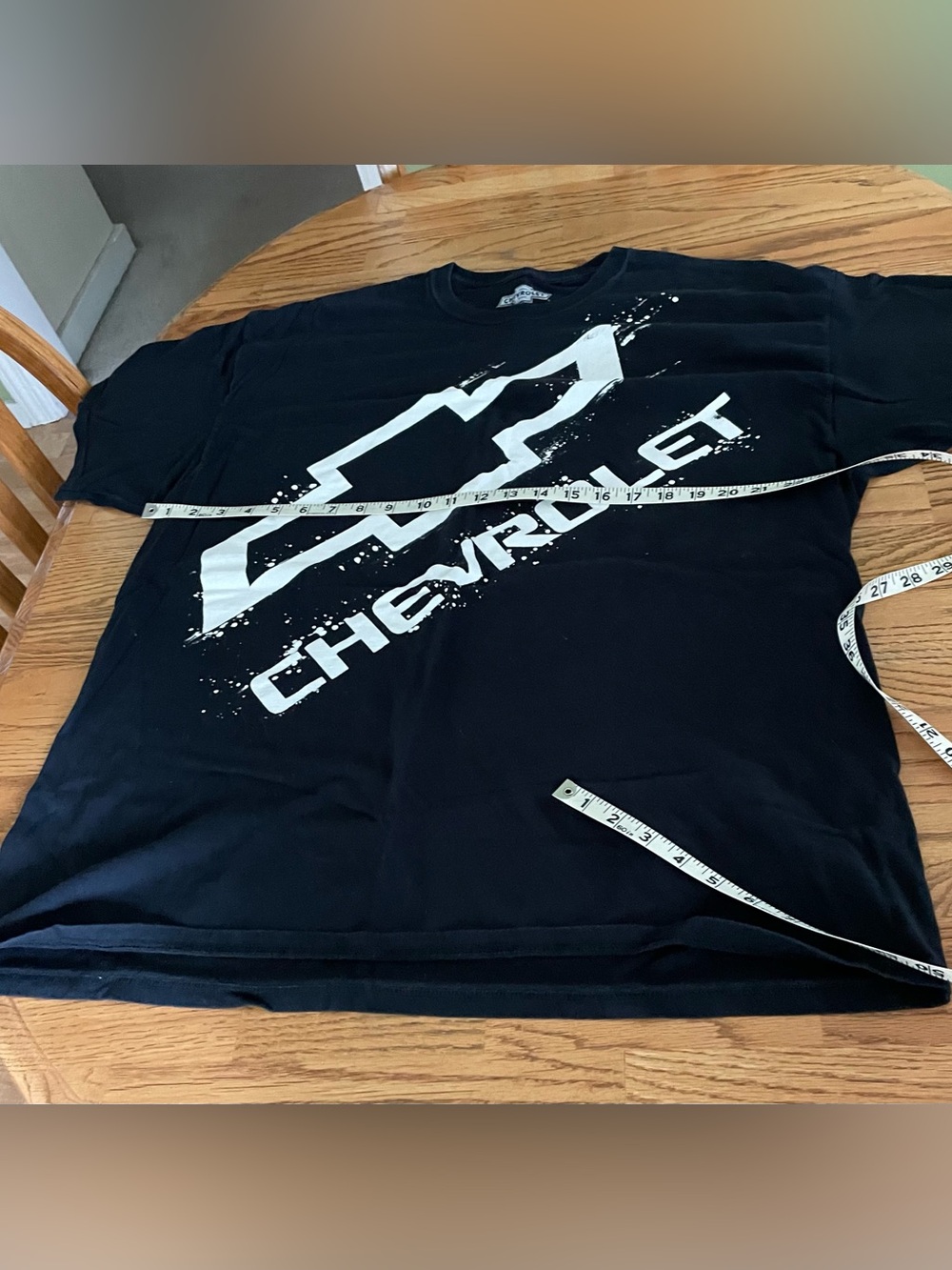 Men’s Black Chevrolet Logo T‑Shirt Size 2xl